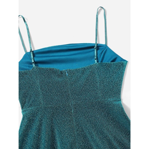 Mini Zipper Back Glitter Cami Dress black (others available by request) - Picture 9 of 11